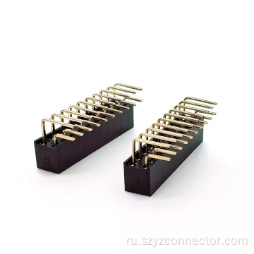 Гнездовой разъем 2,54 мм, двухрядный, 20P